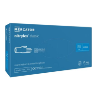 Рукавички нітрилові оглядові NITRYLEX® CLASSIC нестерильні неприпудрені розмір М 50 пар/пач RD30169003