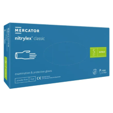 Перчатки нитриловые смотровые NITRYLEX® CLASSIC нестерильные неприпудренные размер S 50 пар/уп