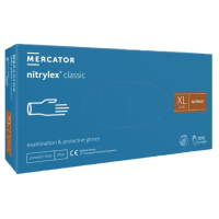 Рукавички нітрилові оглядові NITRYLEX® CLASSIC нестерильні неприпудрені розмір XL 50 пар/пач RD30309005