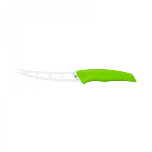 Нож для сыра и томатов Icel i-Tech 120 мм зубчатый зеленый 24502.IT05000.120