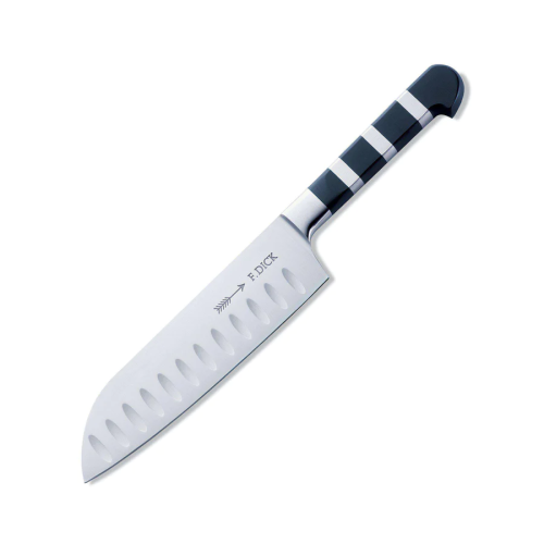 Ніж Сантоку DICK 1905 Santoku 180 мм з насічками чорний 81942182K