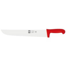Ніж мясника ICEL Poly 360 мм червоний 24400.3100000.360