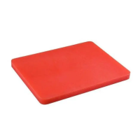 Дошка обробна Yelkar Plastik 400x600x40 мм заокруглені краї HACCP червона YP 1505-1 Red