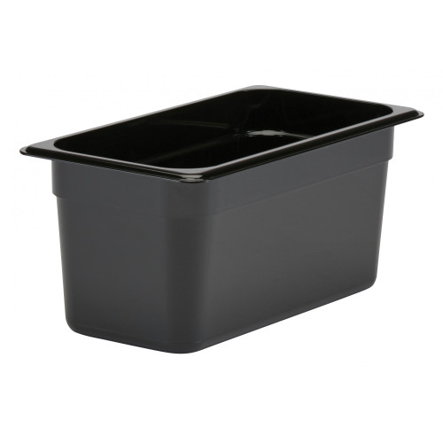 Гастроємність Cambro полікарбонат GN 1/3 176х325х150 мм 5,3 л чорна 36 CW/110