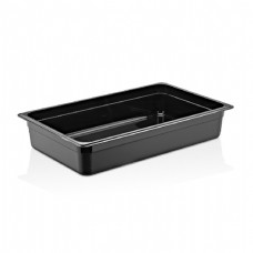 Гастроємність GastroPlast GN 1/1 h 100 мм полікарбонат чорна GNP-11100/B