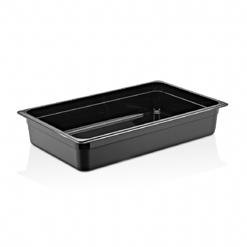 Гастроємність GastroPlast GN 1/1 h 100 мм полікарбонат чорна GNP-11100/B