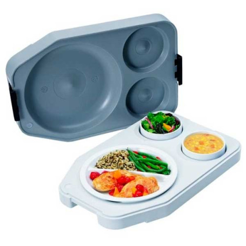 Термоподнос Cambro с фарфоровой посудой ITPD 3253000