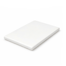 Дошка обробна Yelkar Plastik 200x300x10 мм з гострими краями HACCP біла YP 1001 White