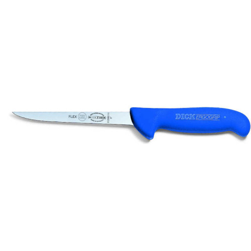 Нож обвалочный DICK ErgoGrip 130 мм гибкий синий 82980130