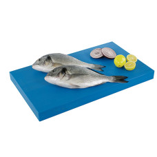 Дошка обробна Yelkar Plastik 300x400x15 мм з гострими краями HACCP синя YP 1302 Blue