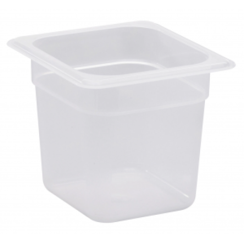 Контейнер GN 1/6 прозорий поліпропілен., Cambro, GN 1/6, 2,2L, Transparent, 162x176x(H)150mm 66PP190