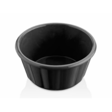 Рамекін для соусу - джему круглий із полікарбонату Gastroplast Ø 72 мм чорний GS-07/B