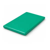 Дошка обробна Yelkar Plastik 400x300x10 мм заокруглені краї HACCP зелена YP 1301-1 Green