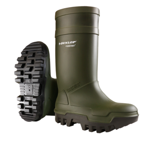 Сапоги Dunlop Purofort Thermo+ full safety размер 42 зеленые C662933