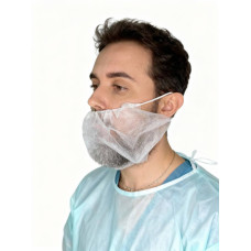 Набородник одноразовый Polix PRO&MED™ 100шт/пач из спанбонда белый 30051960010
