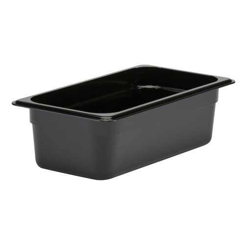Гастроемкость из черного поликарбоната Cambro 34 CW/110 GN 1/3 - 325х176х100 мм, 3.6 л