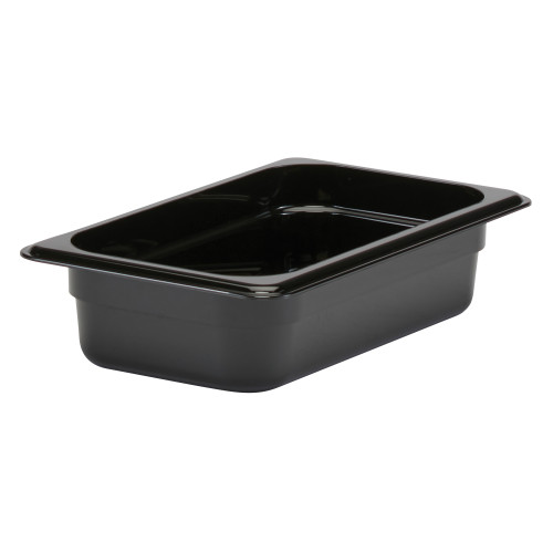 Гастроемкость из черного поликарбоната Cambro 42 CW/110 GN 1/4 - 265х162х65 мм, 1.7 л