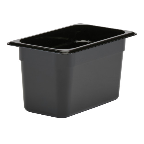 Гастроемкость из черного поликарбоната Cambro 46CW GN 1/4 - 265х162х150 мм, 3.7 л