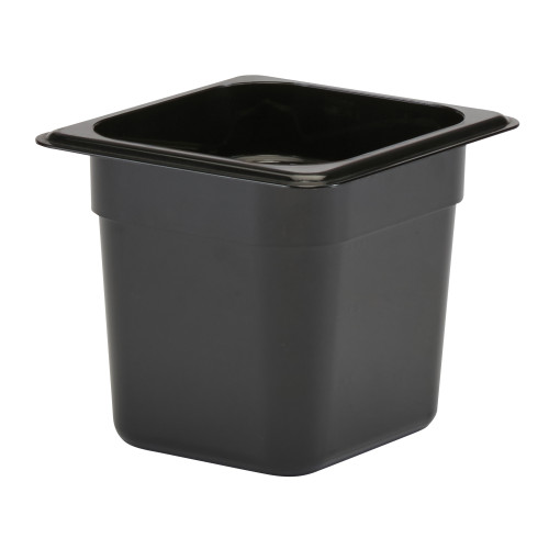Гастроемкость из черного поликарбоната Cambro 66CW GN 1/6 - 176х162х150 мм, 2.2 л