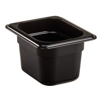 Гастроемкость из черного поликарбоната Cambro 84CW GN 1/8 - 161.2х131.7х100 мм, 1 л