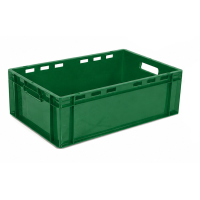 Ящик 600*400*200 ST6420L-1220 суц. с вент., тип.1, зеленый ST6420L-1220Green