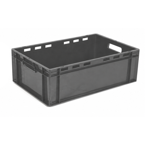 Ящик 600*400*200 ST6420L-1220 суц. с вент., тип.1, серый ST6420L-1220G