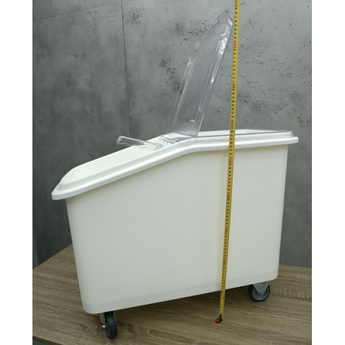 Тележка для сыпучих продуктов GastroPlast PP 62 л белый GIB--0003