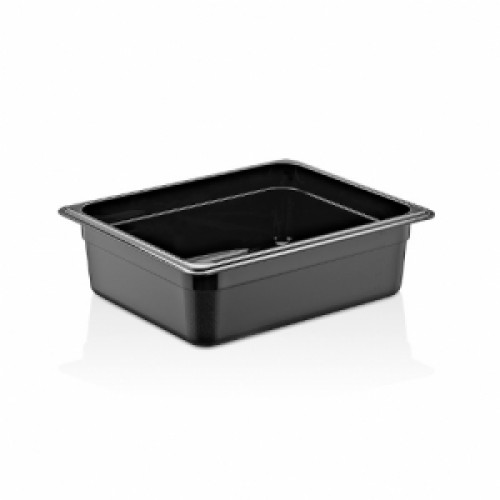Гастроемкость GastroPlast PC GN 1/2 100 мм из черного поликарбоната черная GNP--0012100BL