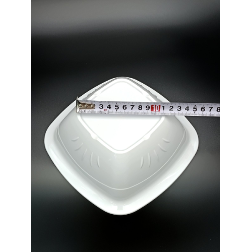 Тарілка квадратної форми з полікарбонату 19,5 см, біла GP--00SK22W Gastro Plast PC Білий
