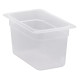 Гастроемкость из прозрачного полипропилена Cambro 46PP GN 1/4 - 265х162х150 мм, 3.7л