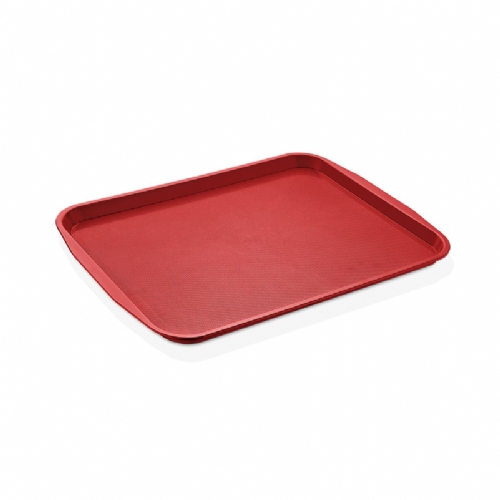 Піднос з ручками GastroPlast Fast Food 270х360 мм червоний GT--002736RE