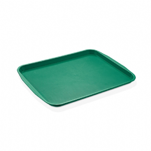 Піднос з ручками GastroPlast Fast Food ABS 370х530 мм зелений GT-3753G