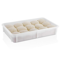 Контейнер для тіста для піци GastroPlast 600х400х75 мм (PP) GPH--0075 без кришки