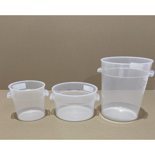 Контейнер для хранения продуктов GastroPlast 0.95 л полипропилен без крышки круглый GRPP--001