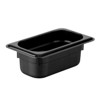Гастроємність із полікарбонату чорна GN 1/9 GastroPlast GNP--001965BL - 176х108х65 мм