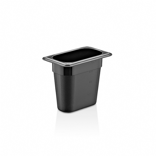 Гастроемкость из поликарбоната черная GN 1/9 GastroPlast GNP--0019150BL - 176х108х150 мм