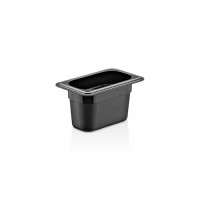 Гастроємність із полікарбонату чорна GN 1/9 GastroPlast GNP--0019100BL - 176х108х100 мм