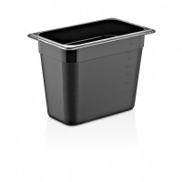 Гастроємність із полікарбонату чорна GN 1/3 GastroPlast GNP--0013200BL - 325х176х200 мм