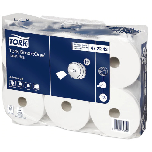 Туалетний папір в мінірулонах Tork T8 SmartOne 472242