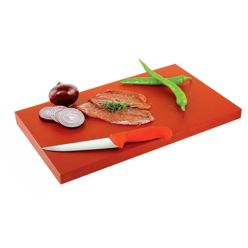 Доска разделочная Yelkar Plastik 300х500х20 мм острые края HACCP красная YP 1402-1 Red