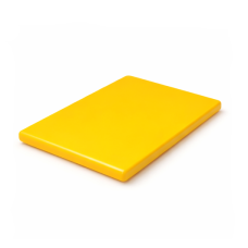 Дошка обробна Yelkar Plastik 300х400х15 мм заокруглені краї HACCP жовта YP 1302-1 Yellow