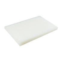 Дошка обробна Yelkar Plastik 400х600х20 мм заокруглені краї HACCP біла YP 1504-1 White