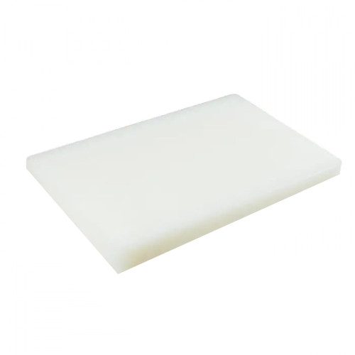 Дошка обробна Yelkar Plastik 400х600х20 мм заокруглені краї HACCP біла YP 1504-1 White