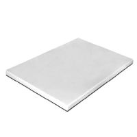Дошка обробна Yelkar Plastik 400х600х20 мм гострі краї HACCP біла YP 1504White