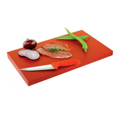Доска разделочная Yelkar Plastik 400х600х20 мм острые края HACCP красная YP 1504 Red