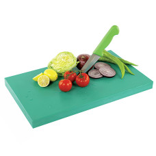 Дошка обробна Yelkar Plastik 400х600х20 мм гострі краї HACCP зелена YP 1504 Green