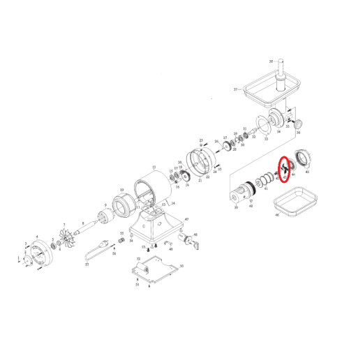 Нож для профессиональной мясорубки, модель 32 100005 (CF32) Salvinox/Salvador