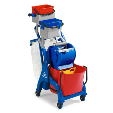 Тележка Filmop Vega комплексная для уборки с роликовым отжимом 0022LP0303A