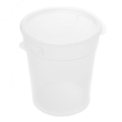 Круглий контейнер для зберігання продуктів GastroPlast 7,5 л поліпропілен GRPP--008 без кришки