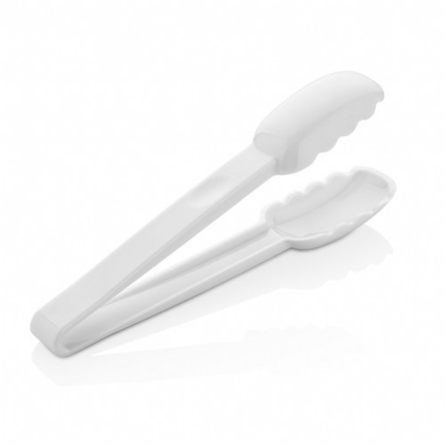 Щипцы GastroPlast поликарбонат 220 мм белые GSM--0001/W